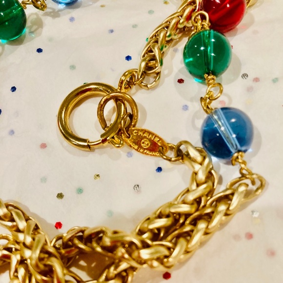 VINTAGE CHANEL GRIPOIX Sautoir NECKLACE - Picture 10 of 13